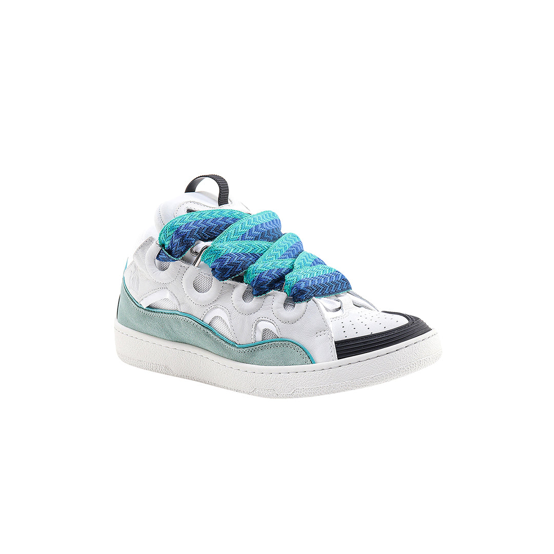 Lanvin Curb White Green
