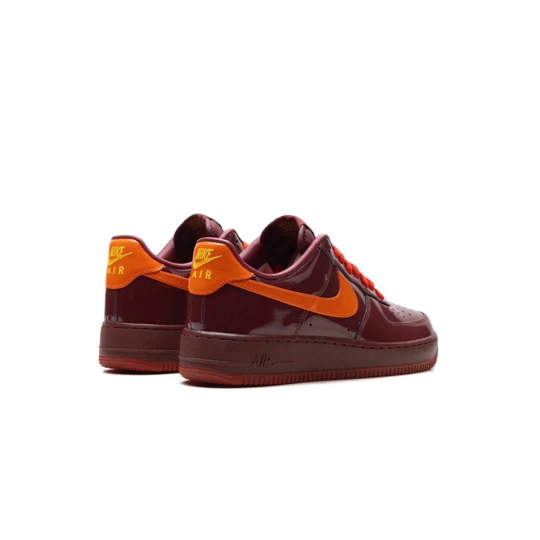 Nike Air Force 1 Low Patent Dark Team Red