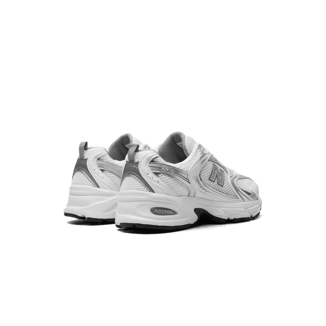 New Balance 530 White Silver Metallic