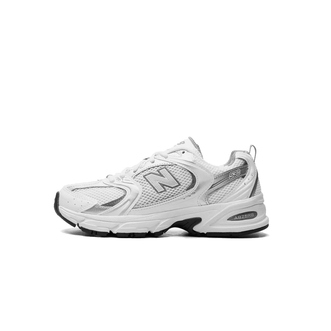 New Balance 530 White Silver Metallic