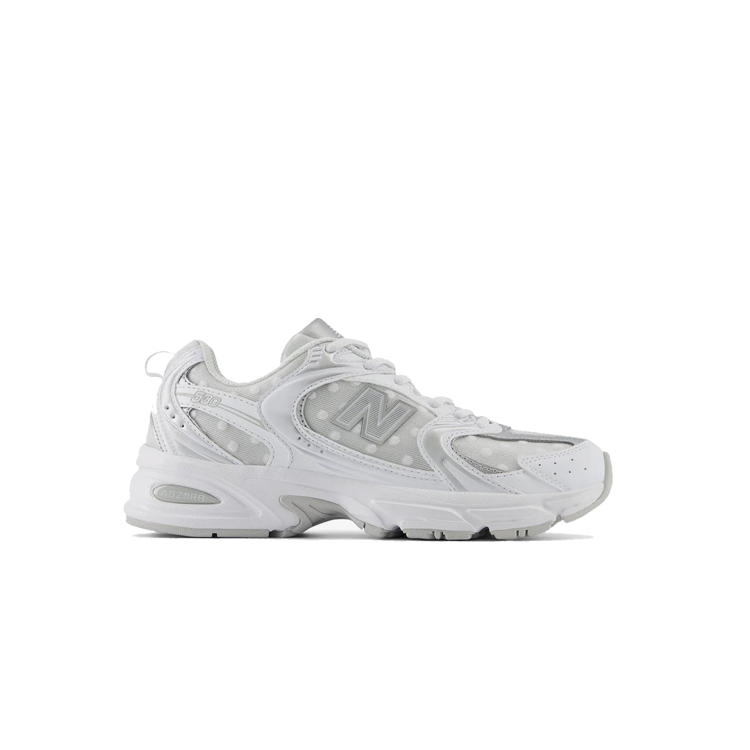 New Balance 530 White/Silver à Pois