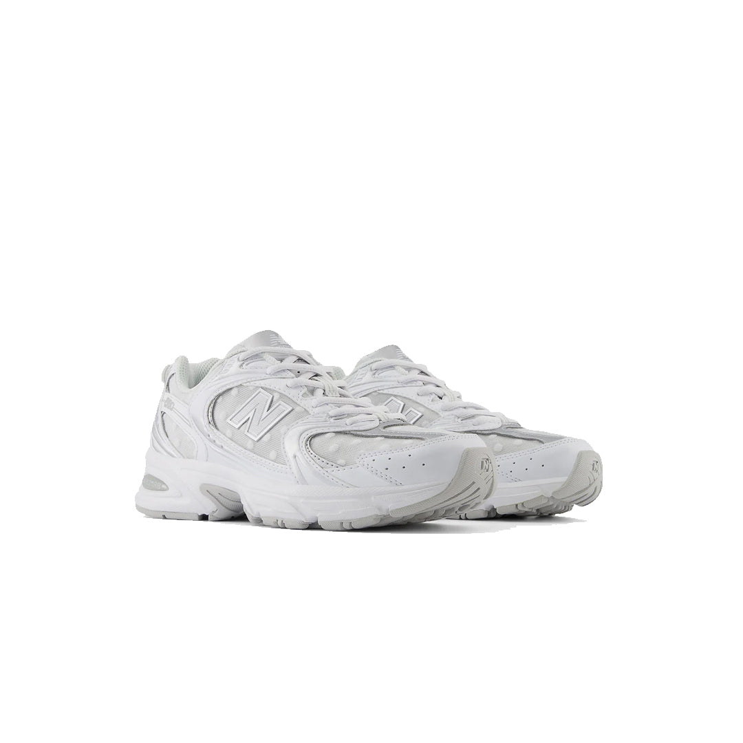 New Balance 530 White/Silver à Pois