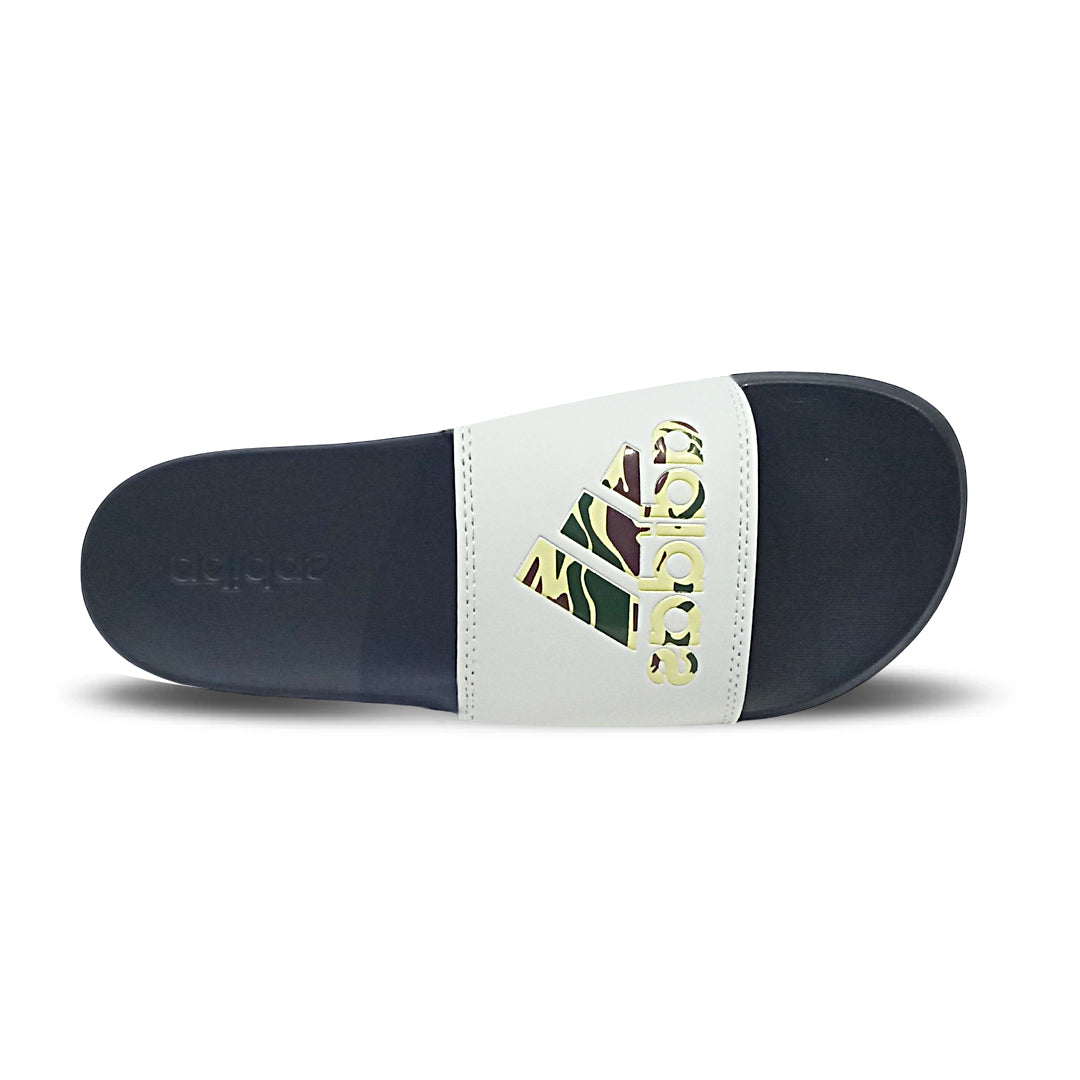 Adidas Adilette Comfort Camo Blanc