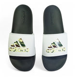 Adidas Adilette Comfort Camo Blanc
