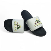 Adidas Adilette Comfort Camo Blanc